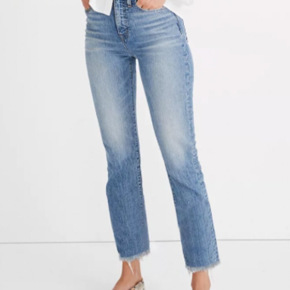 Madewell Light Blue Straight Leg Jeans